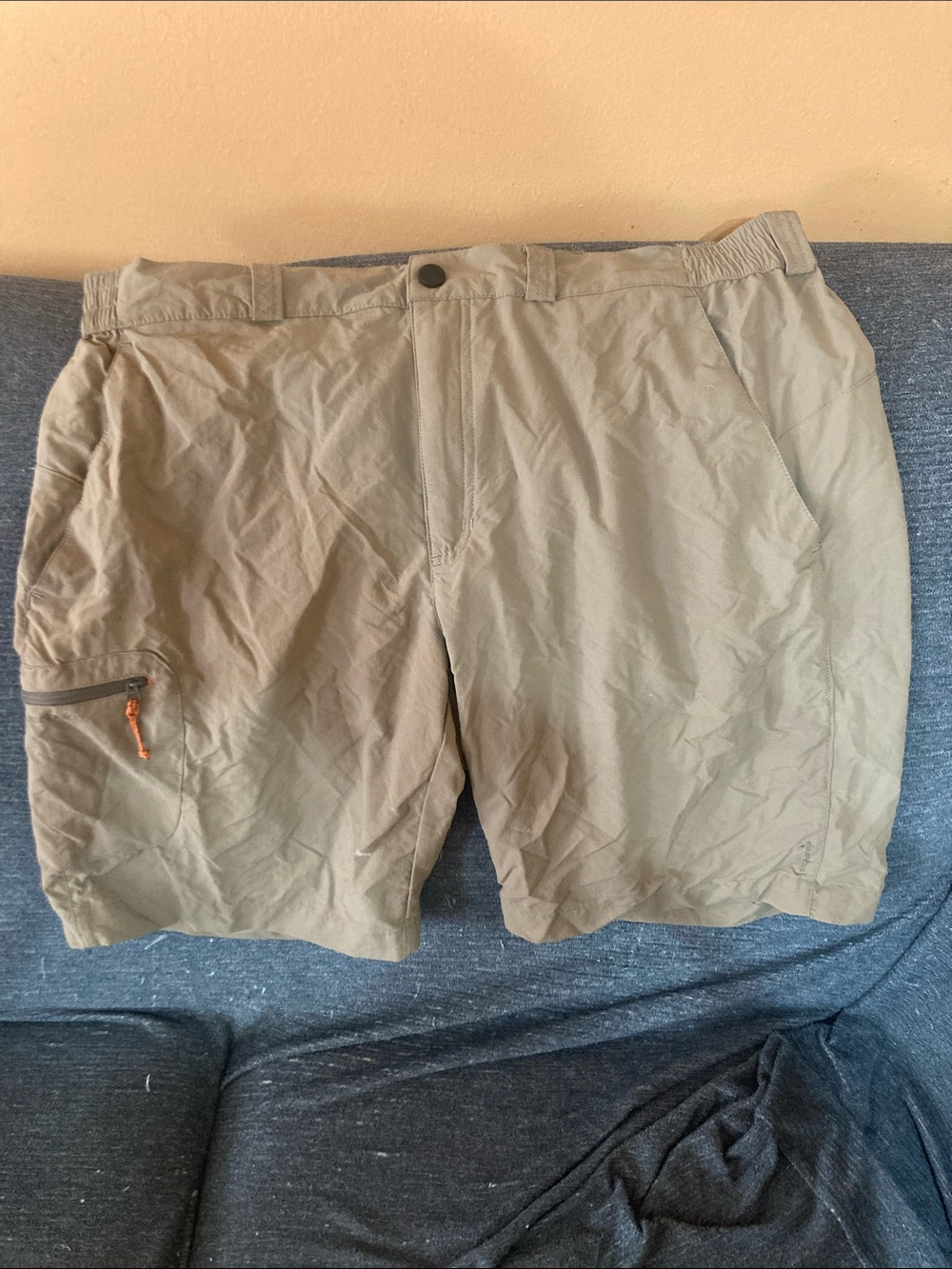 Quechua Men's Khaki Lightweight Hybrid Shorts